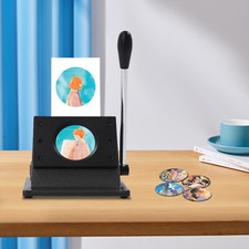 69.5mm Circle Cutter Metal Base Button Making Machine Paper Cutting Badge Maker