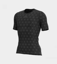 Ale Cycling Short Sleeve  Base Layer in super lightweight|INTIMO QUARK- Black