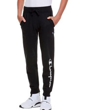 Champion Girls Heritage Fleece Jogger Sweatpant Big Little Girls Black, Large 