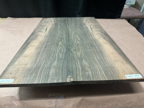 Mun Ebony Guitar Body Book Match figured wood for luthier, M.E #3 - Picture 8 of 9