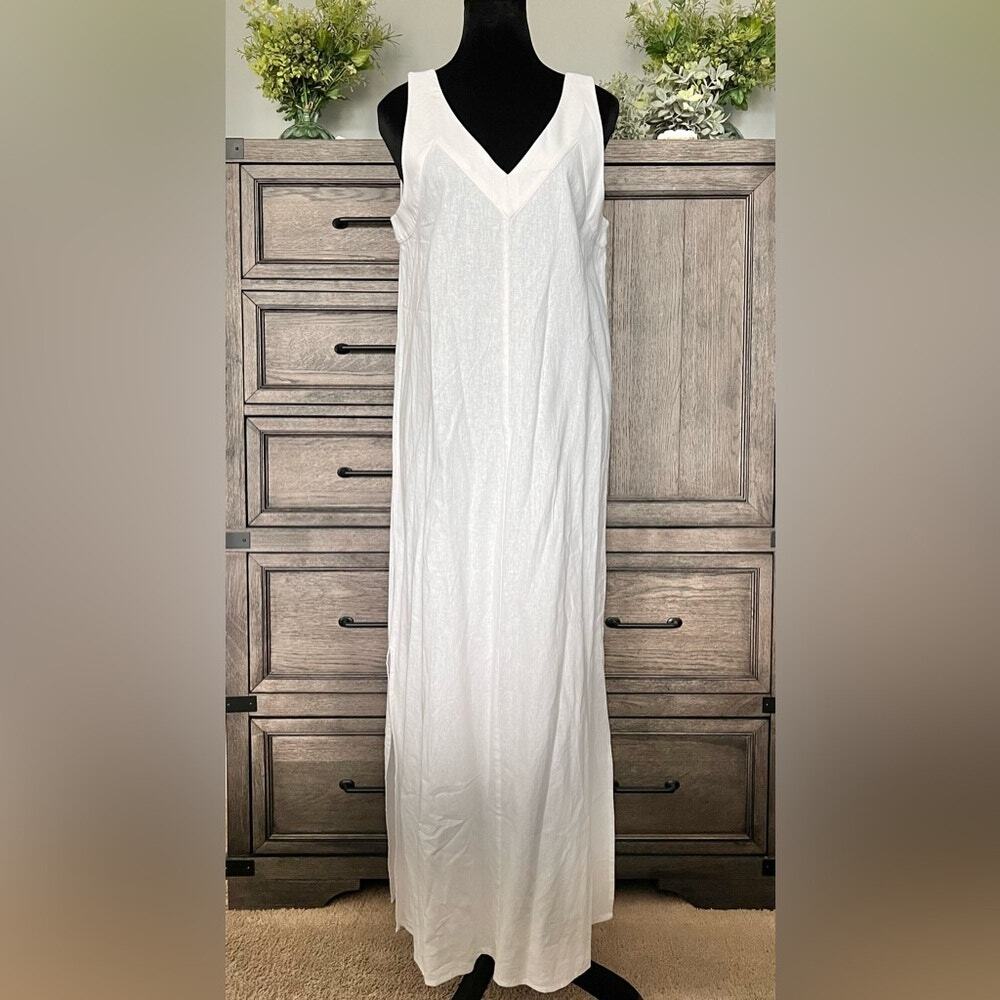 dkny ladies linen dress DKNY LINEN DRESS