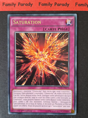 Saturation INOV-FR073 Carte YuGiOh! Rare 1re Edition Franais | eBay Saturation INOV-FR073 Carte YuGiOh! Rare 1re Edition Franais | eBay