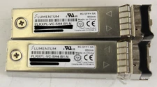 Lot of 2 Lumentum PLRXPL-VC-SH4-B1-N 8G SFP+ SR 850nm Transceiver Module