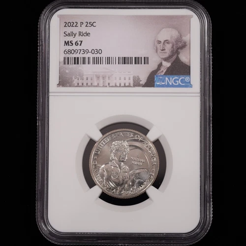 2022-P Sally Ride Washington Quarter 25c - NGC GRADED MS67