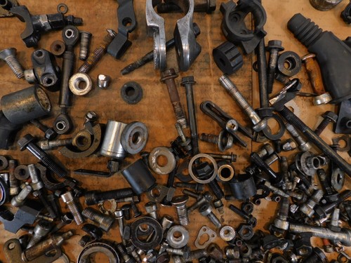 2015-2018 Harley Davidson Street 500 & 750 Nuts Bolts & Brackets Parts Box Lot - Picture 6 of 10