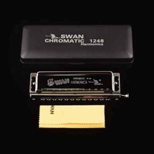 Chromatic harmonica 12 holes 48 tone C reed swan harmonica