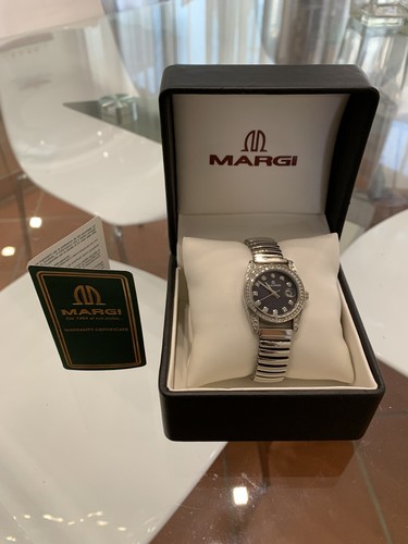 OROLOGIO DONNA MARGI SWISS MADE Usato Mai Indossato Con Brillantini | eBay