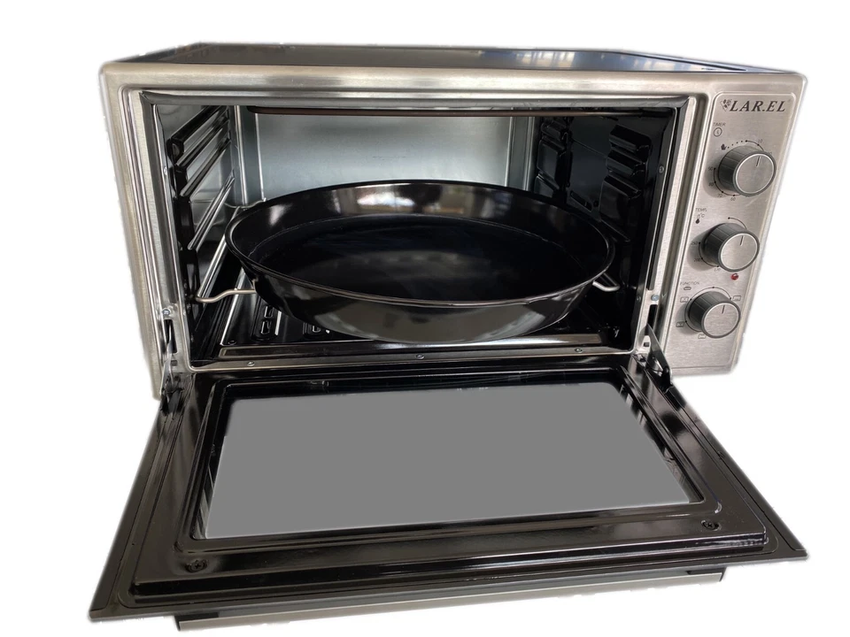 Forno Elettrico 45 Lt LAREL INT.SMALTATO LAVABILE VENTILATO/STATICO B. CONSUMO - Immagine 2 di 4