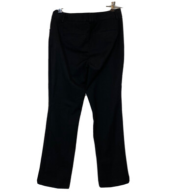 Express Editor Black Straight Leg Career Pants Womens Size XS (OS) Basic