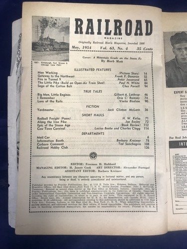 Eisenbahnzeitschrift - Mai 1954 - Bild 3 von 4