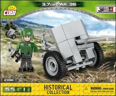 Cobi 2396 german PAK 3,7cm Pak 36 55 bricks NEW BOX