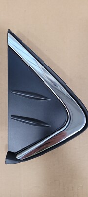 2021-2024 Toyota Sienna Front RH CHROME PILLAR Passenger Corner NEW OEM Black  