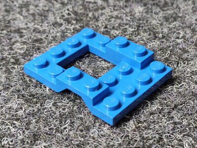 Lego 4211 blau Kotflügel Fahrgestell Rahmen Platte 4x5 - Classic Town Auto - N1