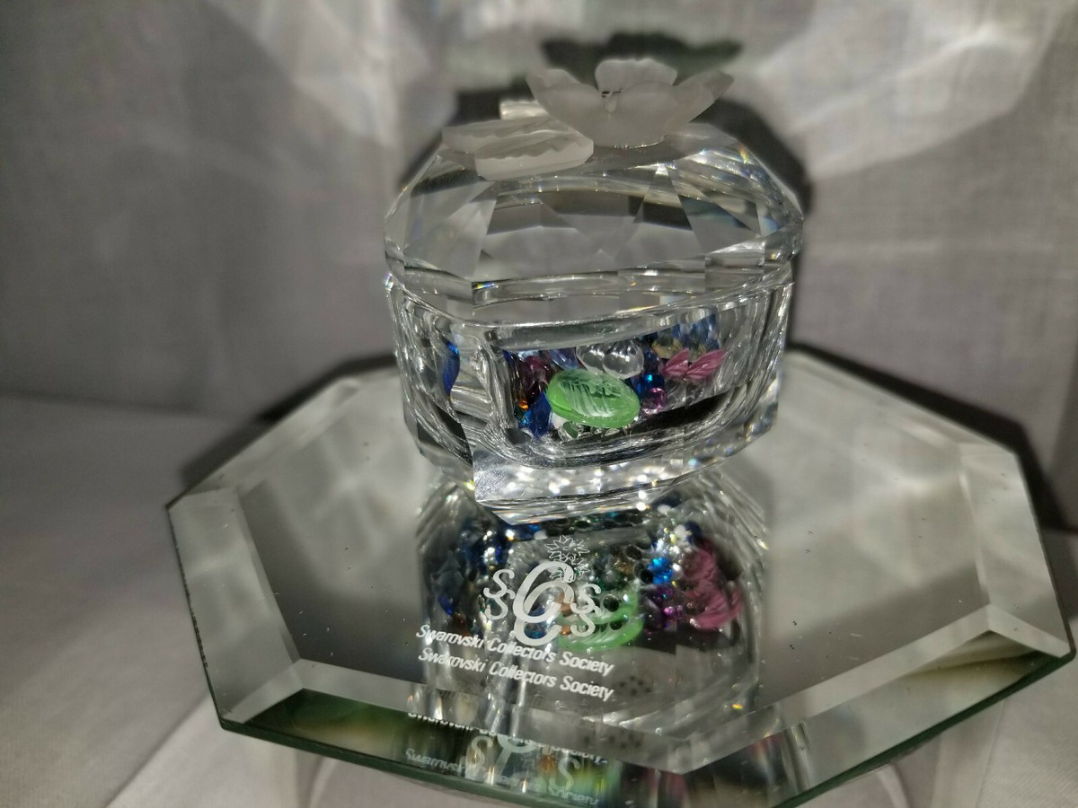 スワロフスキー　トレジャーボックス Swarovski Crystal Treasure Box- Excellent in Original Box, 7465