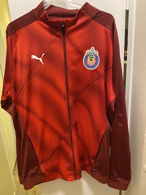 Chivas Guadalajara Mens XL Jacket Used/ Chamarra Hombre Tamaño XL Usada