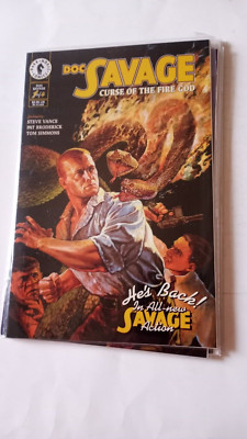 Doc Savage #1      Curse of the Fire God  -      Dark Horse Comic books