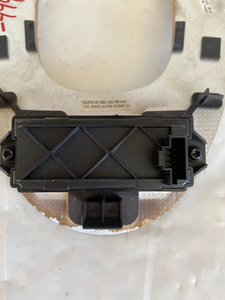 Mercedes Benz CLK320 2005 cubierta de palanca de cambios de piso moldura con botón convertible Foto 3 de 4