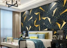 3D Graphic Lines G13326 Wallpaper Wall Murals Removable Self-adhesive Honey