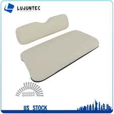 Golf Cart Front Cushion Set White Fits EZGO TXT NEW