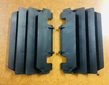 KAWASAKI KX 125 1994 2008 KX 250 1994-2004 COPPIA GRIGLIE COPRI RADIATORE NERO