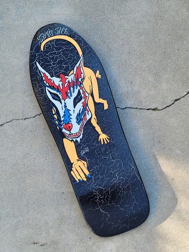 CRACKLE Schmitt Stix Chris Miller Dog Large Limited Deck- 10"x31.875" WB 15.5" - Picture 3 of 7