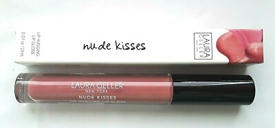 New Laura Geller Nude kisses Lip Hugging Gloss -  Skinny Dip (FULL SIZE)