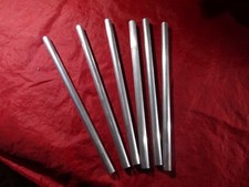 6 PIECES OF 7/16" ALUMINUM ROD 8 5/8" IN LENGHT