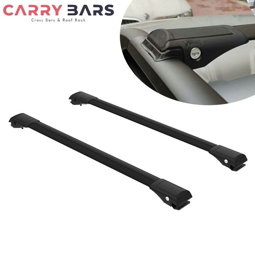 Roof Rack Cross Bars to Volvo XC70 2000-2007 Black Set 2 Pcs - Picture 2 of 21