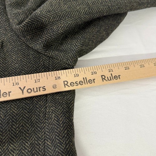 Paisley & Gray Men's Tweed Blazer 36R Slim Fit Wool Blend Green Herringbone NEW - Picture 8 of 9