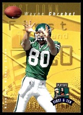 Wayne Chrebet 1997 Playoff First & Ten #129 Jets NFL READ FREE SHIP AutographDen