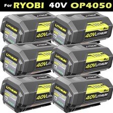 9.0AH 8.0Ah Battery PACK 40 Volt for Ryobi 40V Lithium OP40602 Battery with LED