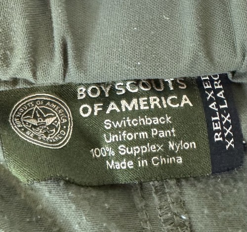 Boy Scouts Of America Shorts Mens 3XL Relaxed Cargo BSA Uniform Switchback XXXL - Picture 4 of 4
