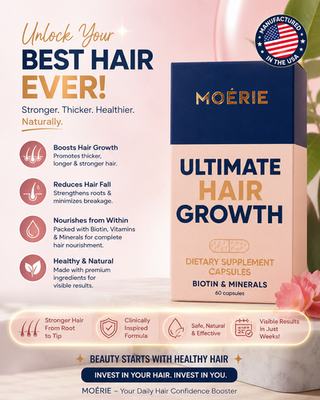 #ad #ad Moerie Ultimate Hair Growth Dietary Supplement Biotin amp; Minerals $20.99