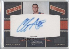 2010-11 Timeless Treasures Rookie Recruits 43/299 Cole Aldrich #111 Auto 2d9