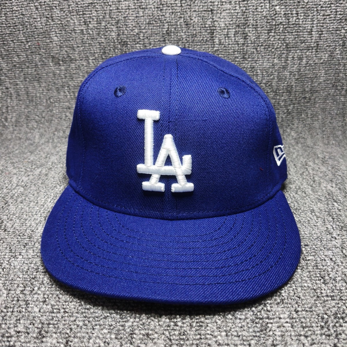 New Era Los Angeles Dodgers MLB Fitted Hat Blue White Logo