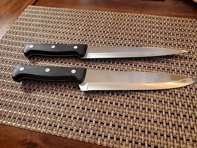 JA Henckels International Eversharp Stainless Steel Chef/Bread Knife Bundle