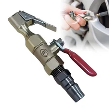 Car Tire Inflator Nozzle Lock on Tire Inflator Chuck Quick Inflation Hose Nozzle