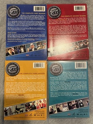 Spin City Complete Series Season 1-4 on DVD Michael J Fox Charlie