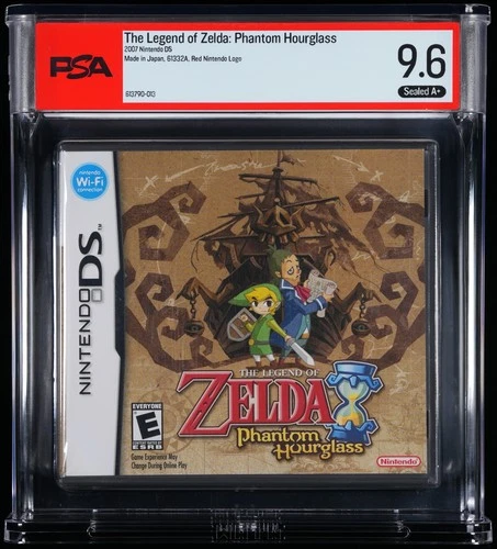The Legend of Zelda: Phantom Hourglass  PSA 9.6 A+ New  1st Print  Nintendo DS