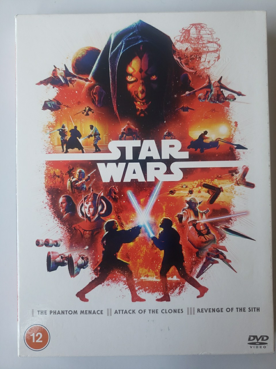 Star Wars Trilogy: Episodes 1-3 (DVD Boxset, 2022) Phantom Menace Revenge Sith