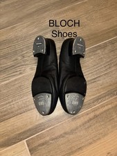Bloch Shockwave 02 Black Leather Lace Up Shockwave Women  s Tap Dance Shoes 8M