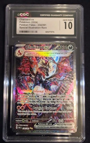 Charizard ex 234/091 SV: Paldean Fates Holo: GCG Gem Mint 10