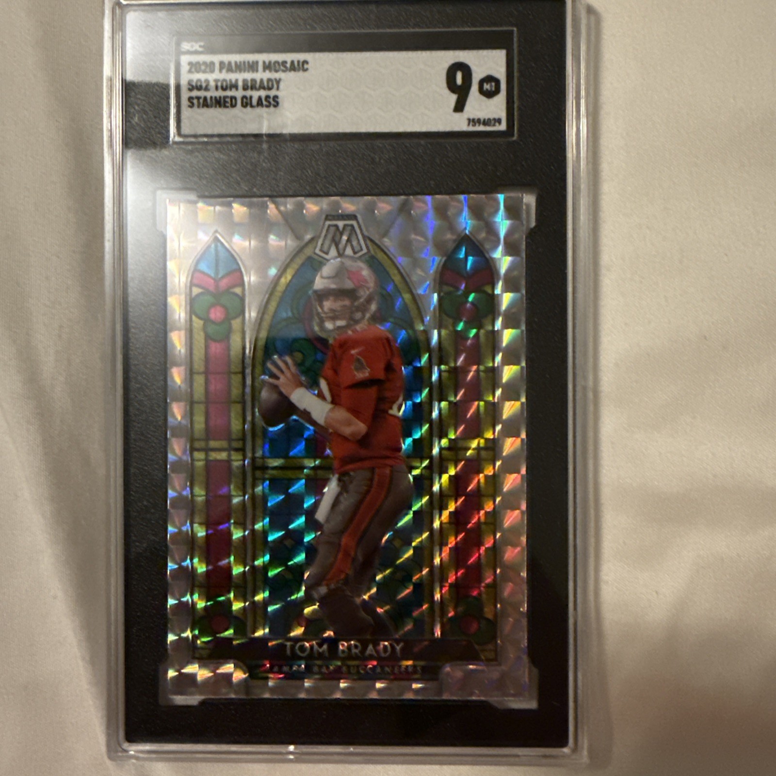 2020 Panini Mosaic - Stained Glass Tom Brady #SG2