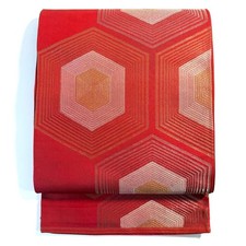 JAPANESE KIMONO BELT FUKURO OBI PURE SILK ZZ0176