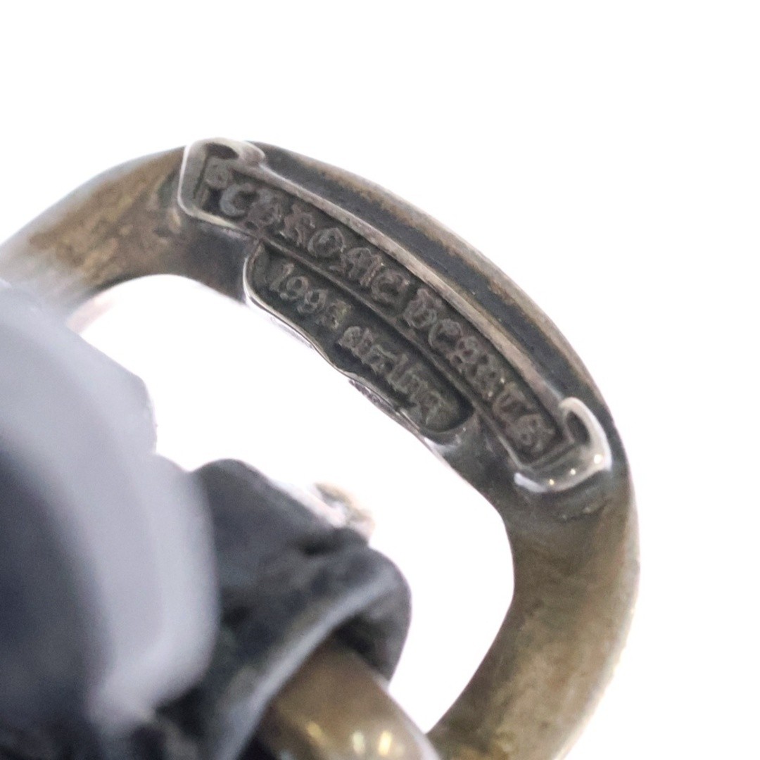 Chrome Hearts R R TINY BUCKLE Gunslinger Tiny Buckle Leather Bracelet Choker Bla thumbnail 5