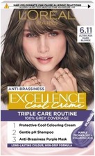 Image of L'Oréal Paris Excellence Crème Hair Dye - 100% Grey Coverage, Multi Shades
