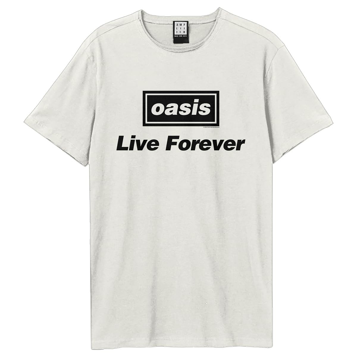 Amplified Unisex Adult Live Forever Oasis T-Shirt