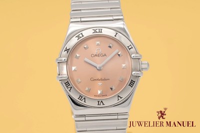 Omega Constellation Ladies My Choice Lady Salmon Dial Stainless Steel 25mm