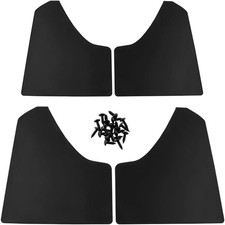 RULLINE Car Mud Flaps Universal Fit Black Splash Guards 4 Pack Fender,with ...