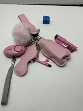 Women's Personal Safety Keychain Pink Set: 7 Pcs